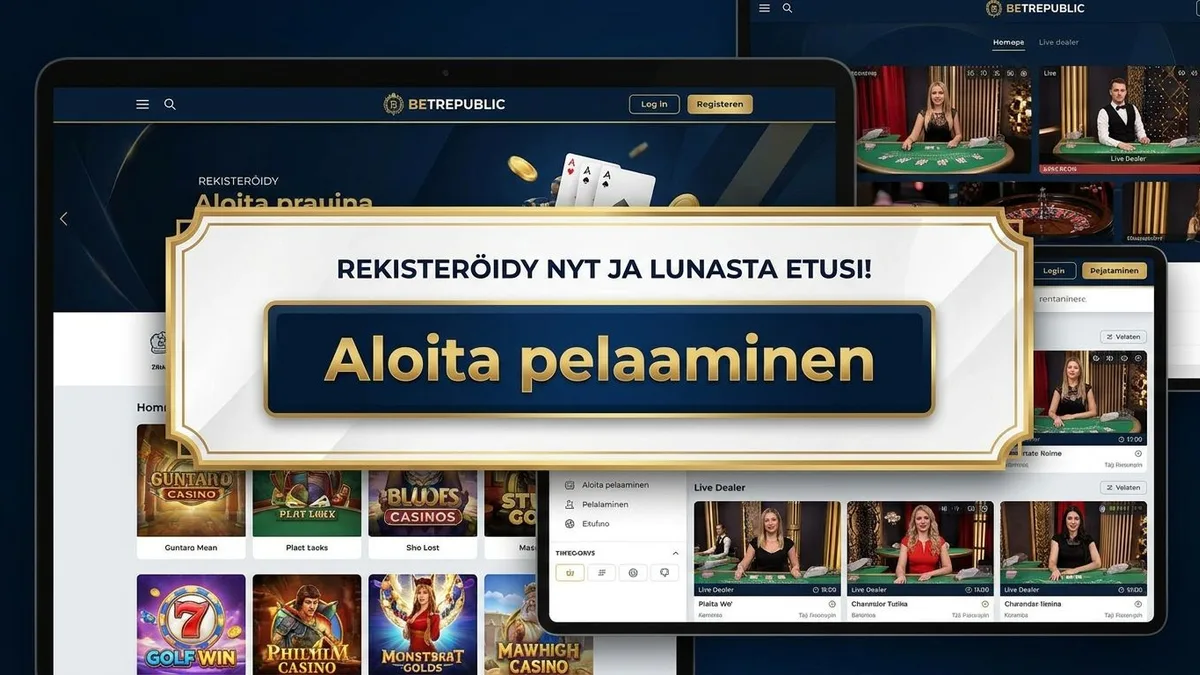 Rekisteröidy bonuksen kanssa